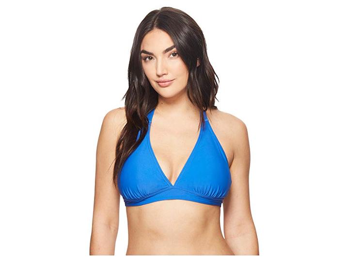 Prana Lahari D-cup Halter Bra (island Blue) Women's Swimwear