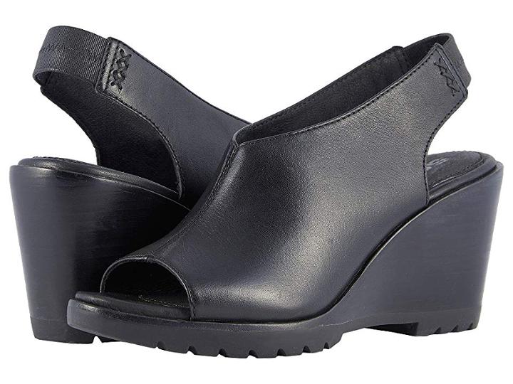 Sorel After Hours Slingback (black) Women's Sling Back Shoes