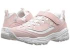 Skechers Kids D'lites 80588l (little Kid/big Kid) (light Pink/white) Girl's Shoes