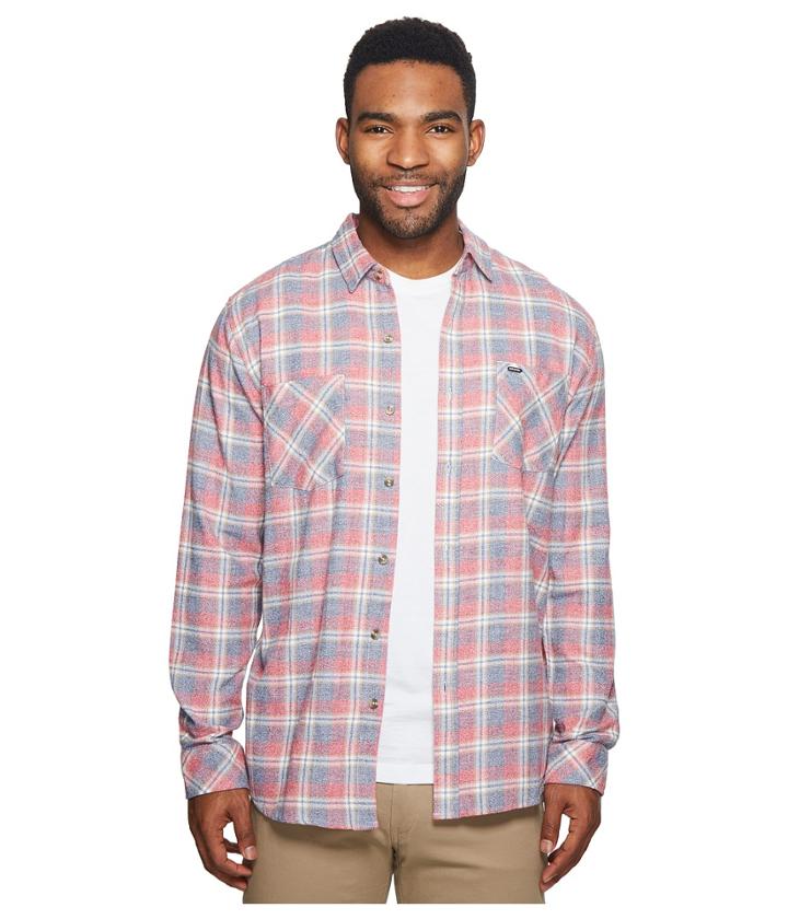 Rip Curl Prospect Flannel Woven (red) Men's Clothing