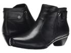 Naturalizer Haley (black Leather) Women's Zip Boots