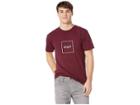 Huf Essentials Box Logo Short Sleeve Tee (port Royale) Men's T Shirt