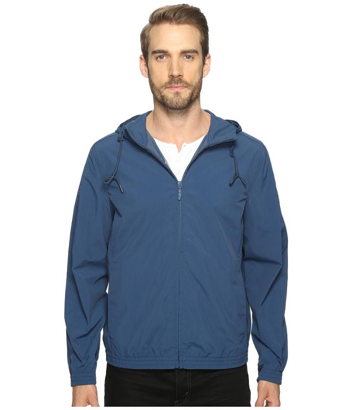 Marc New York By Andrew Marc Rogers Hooded Bomber Jacket (aqua) Men's Coat