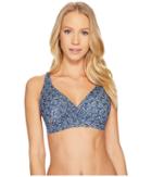 Prana Kayana D-cup Top (blue Seashells) Women's Swimwear