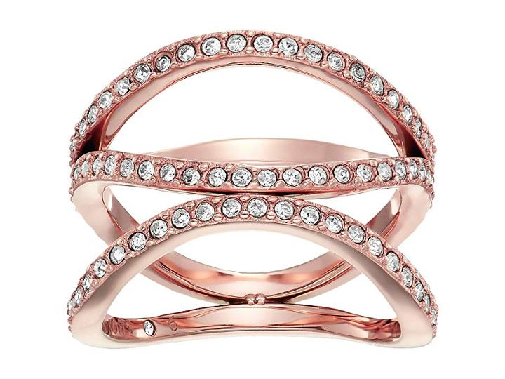 Michael Kors Wonderlust Open Ring (rose Gold) Ring