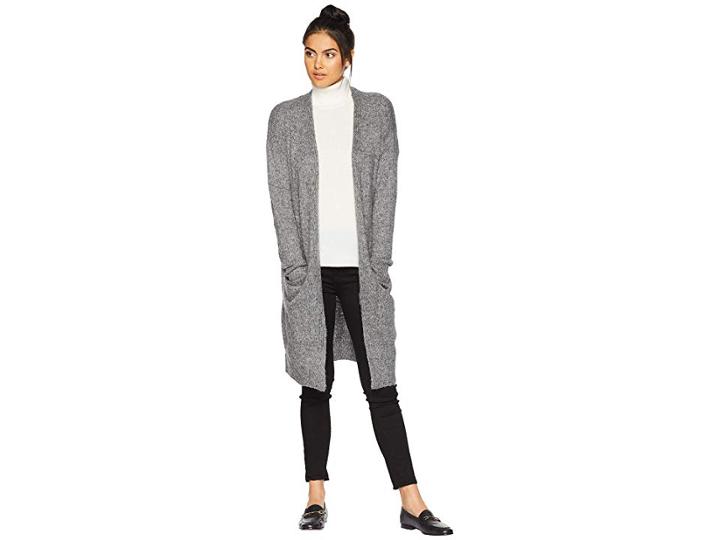 Bishop + Young Chelsea Cardigan (heather Grey) Women's Sweater