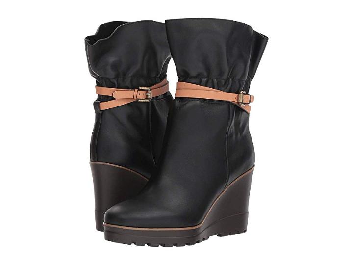 See By Chloe Sb31111a (nero Oslo Calf/natural Calf) Women's Boots