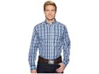 Ariat Danny Shirt (blue Frond) Men's Long Sleeve Button Up