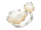 Kendra Scott Kayla Ring (rhodium/ivory/mother-of-pearl) Ring