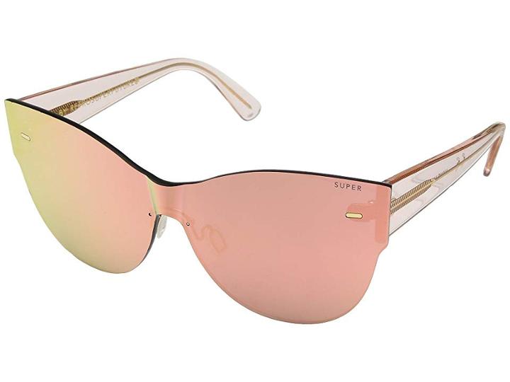 Super Kim 62mm (screen Peach Mirror) Fashion Sunglasses
