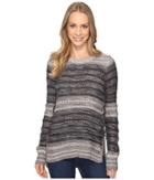 Lucky Brand Striped Lace-up Pullover (multi Stripe) Women's Clothing