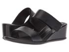 Ecco Shape 35 Wedge 2-strap (black) Women's Wedge Shoes
