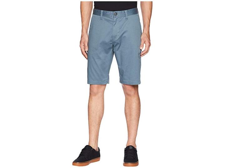 Volcom Zap Frickin Mod Stretch Shorts (ash Blue) Men's Shorts