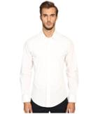 Vivienne Westwood Plain Stretch Poplin Guitar Shirt (white) Men's Clothing