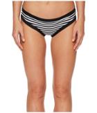 L*space Hart Reversible Bottom (domino Stripe) Women's Swimwear
