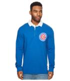 Levi's(r) Mens Chicago Cubs Slsc Rugby Solid Shirt (blue) Men's Clothing