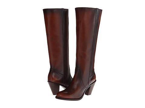 Frye Mustang Pull On (redwood Antique Smooth Full Grain) Women's Pull-on Boots