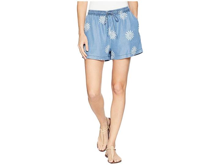 Splendid Splendid X Margherita Missoni Palazzo Shorts (medium Wash) Women's Shorts