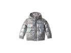 Appaman Kids Puffy Coat With Hood And Front Pockets (toddler/little Kids/big Kids) (hologram) Girl's Coat