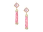 Kendra Scott Misha Hourglass Earrings (gold/blush Dyed Ivory Mother-of-pearl) Earring