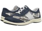 Mephisto Laser (navy Bucksoft/denim Boa/silver Ice) Women's Lace Up Casual Shoes