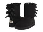 Ugg Kids Bailey Bow (little Kid/big Kid) (black) Girls Shoes