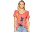 Tentree Fox Tee (cranberry) Women's T Shirt