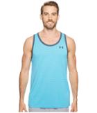 Under Armour Ua Threadborne Tank Top (blue Shift/stealth Gray) Men's Sleeveless