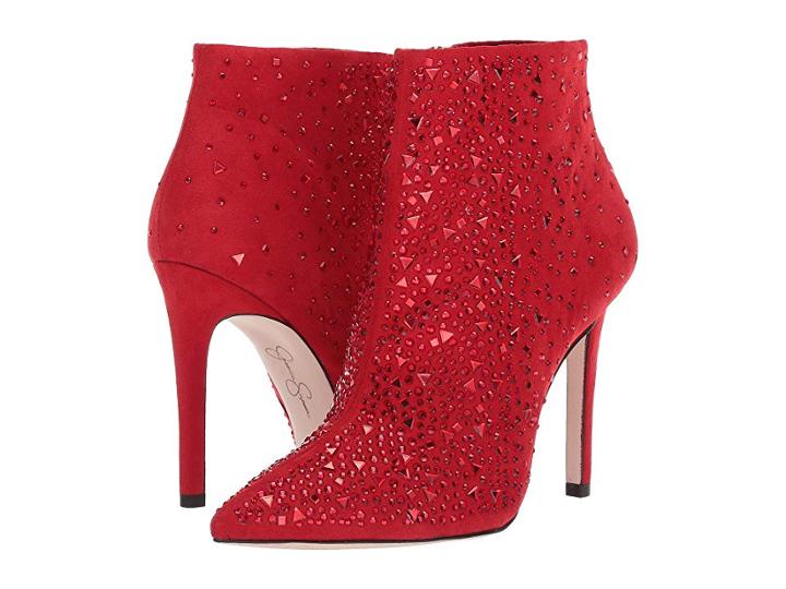 Jessica Simpson Prexton (red Muse Deluxe Microsuede) Women's Dress Boots