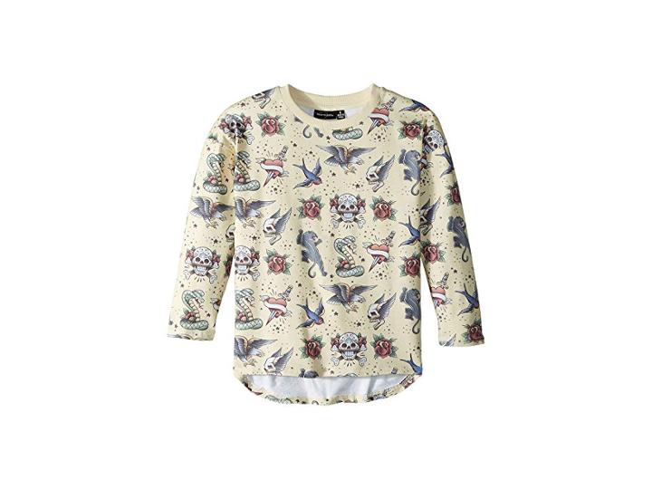 Rock Your Baby Tattoo T-shirt (toddler/little Kids/big Kids) (oatmeal Digital Print) Boy's T Shirt
