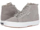 Superga 2795 Syntshearlingw (grey) Women's Lace Up Casual Shoes