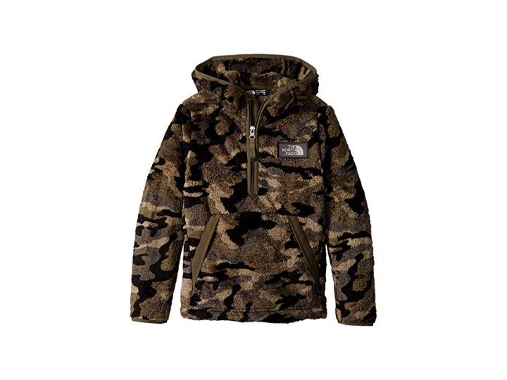 The North Face Kids Campshire Pullover Hoodie (little Kids/big Kids) (new Taupe Green) Boy's Sweatshirt