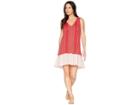 Lilla P Shift Dress (red/white) Women's Dress