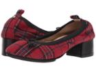 Yosi Samra Naima (red Plaid Fabric) High Heels