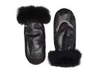 Ugg Leather Tech Mitten (black) Extreme Cold Weather Gloves