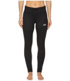 Jack Wolfskin Athletic Winter Tights (black) Women's Casual Pants