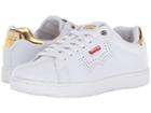 Levi's(r) Shoes Selena Ul (white/gold) Women's  Shoes