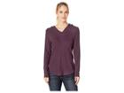 B Collection By Bobeau Sweater Hoodie (plum Perfect) Women's Sweatshirt