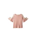 People's Project La Kids Penny Knit Top (big Kids) (peach) Girl's Clothing