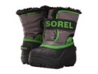 Sorel Kids Snow Commander (toddler/little Kid) (quarry/cyber Green) Boys Shoes