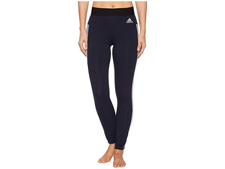 Adidas Essential 3-stripe Tights (legend Ink/white) Women's Casual Pants