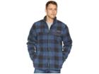 Columbia Mountain Sidetm Heavyweight Fleece Full Zip (dark Mountain Plaid) Men's Sweatshirt
