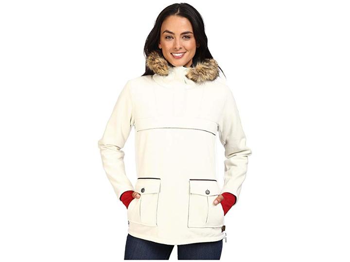 Dale Of Norway Fjellanorakk Jacket (off-white/white Softshell) Women's Coat