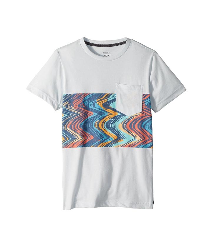 Volcom Kids Lo Fi Short Sleeve Tee (big Kids) (white) Boy's T Shirt