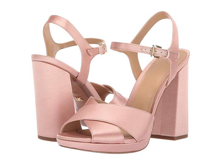 Michael Michael Kors Alexia Platform (soft Pink) Women's Sandals