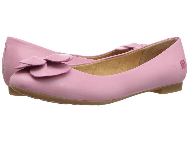 Born Annelie (dark Pink Full Grain Leather) Women's Flat Shoes