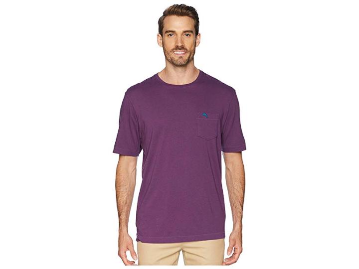 Tommy Bahama New Bali Skyline T-shirt (sea Thistle Purple) Men's Short Sleeve Pullover