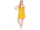 Volcom I Like It Ruffle Dress (gold) Women's Dress