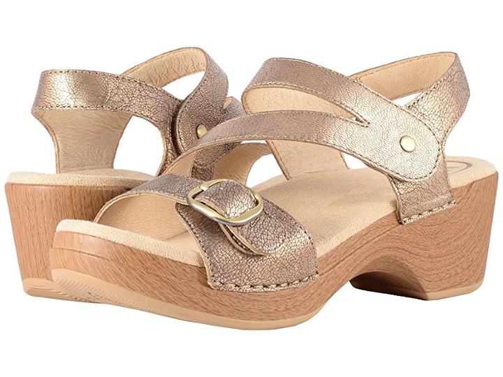 Dansko Shari (gold Nappa) Women's  Shoes