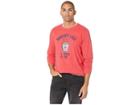 Life Is Good Bucket List Beer Crusher Long Sleeve T-shirt (heather Americana Red) Men's T Shirt